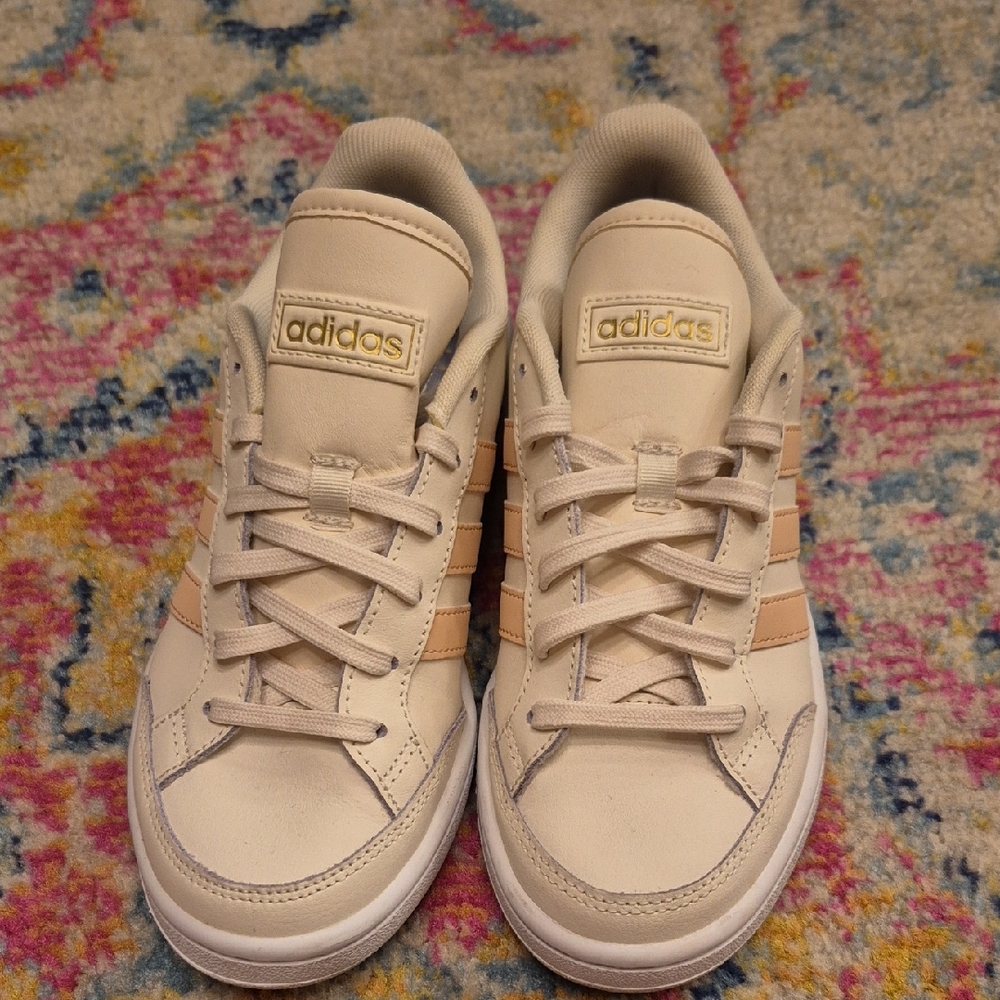 Adidas White & Pink Sneakers